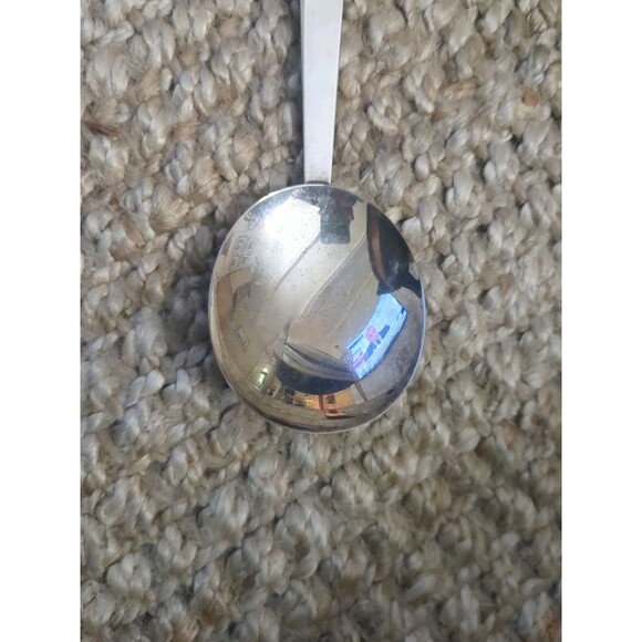 I. Magnin Silver Plated Salad Servers Large Fork Spoon MCM 1950s 1940s Vintage - Picture 5 of 8